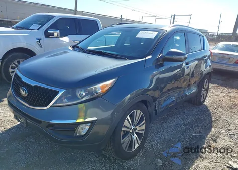 2015 Kia Sportage Ex z USA, uszkodzony, nr VIN KNDPCCACXF7722804
